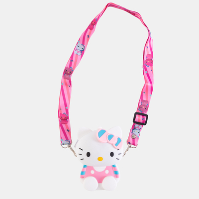 Biela malá mačiatková kabelka - Kabelky