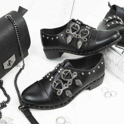 Čierne topánky na vysokom podpätku od Stavomeny - Obuv