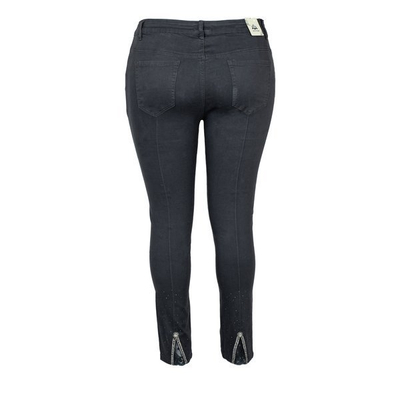 Grafitové džíny s vysokým vzestupem PLUS SIZE - Kalhoty 1