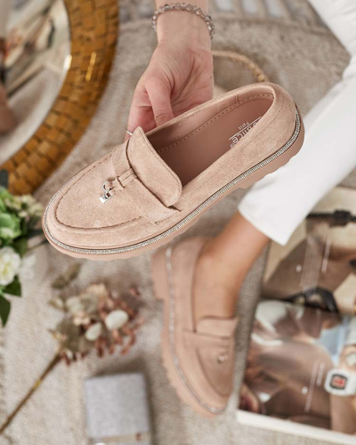 Royalfashion Dámske mokasíny so zirkónmi Ali