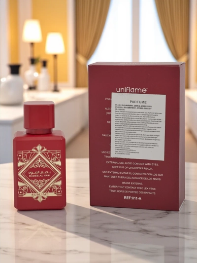 Aurora Sublime Badee Al Oud 50 ml - Orientalski parfum v rdeči steklenički