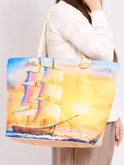 Royalfashion Veľká látková taška s potlačou