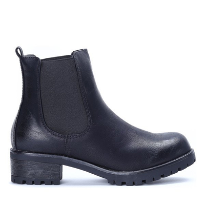 Klasické čižmy na hrubom podpätku Alina - Topánky