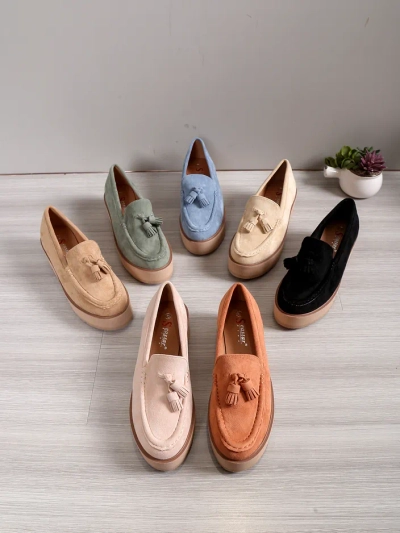 Royalfashion Dámske mokasíny na klinovom podpätku Ogalda