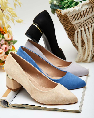 Royalfashion Dámske lodičky na nízkom podpätku Letrope