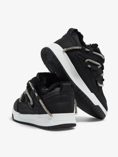 Ženske Superge Luna Črne iz Ekološkega Usnja za Vsak Dan