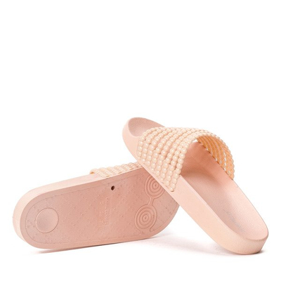 Růžové gumové pantofle Mogoro - Obuv 1