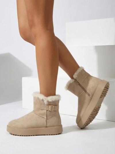 Royalfashion Kratki ženski škornji a'la za sneg Aurelia Classico