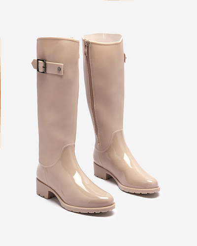 Béžové dámske podkolienky Bevirdo- Obuv