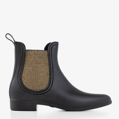 Černé kalhotky s lesklou vložkou Raft - Obuv 1