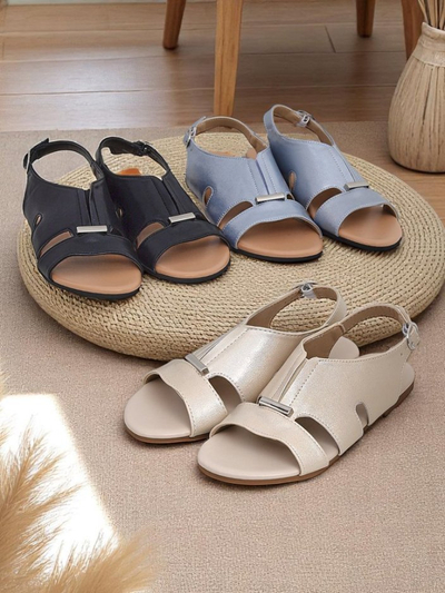 Royalfashion Ženski sandali z ravnim podplatom Solea Comfort
