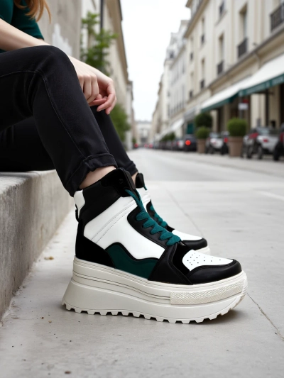 Royalfashion Vysoké dámske športové boty Geeky