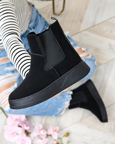 Royalfashion Béžové dámske čižmy a'la snow boots Uteris