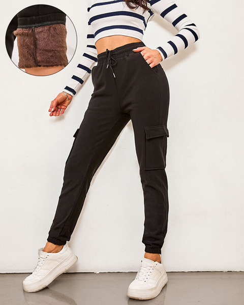 Royalfashion Dámske zateplené bojové nohavice