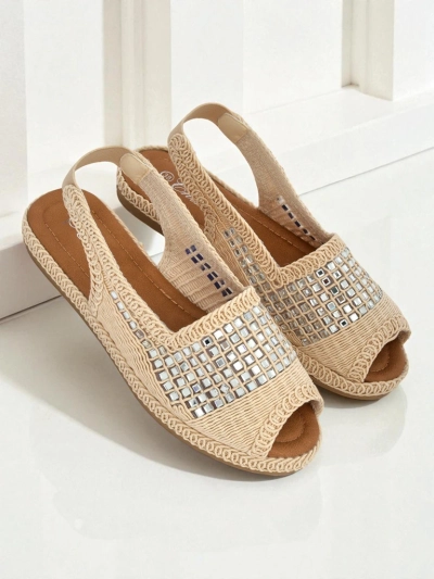 Dámske espadrilky so štrasom Belle Sparkle