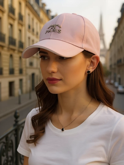 Royalfashion Šiltovka s kamienkami Paris Glam