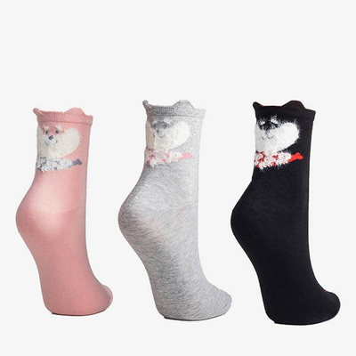 Dámske členkové ponožky 5 / balenie - Ponožky