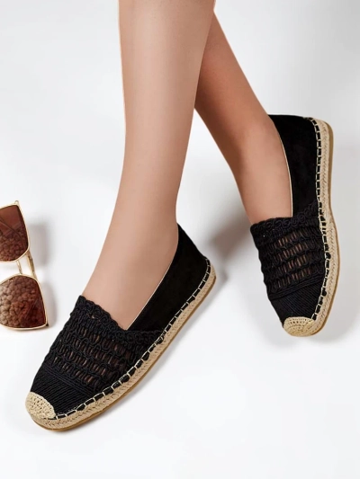 Royalfashion Ažurové dámske espadrilky Cetillad