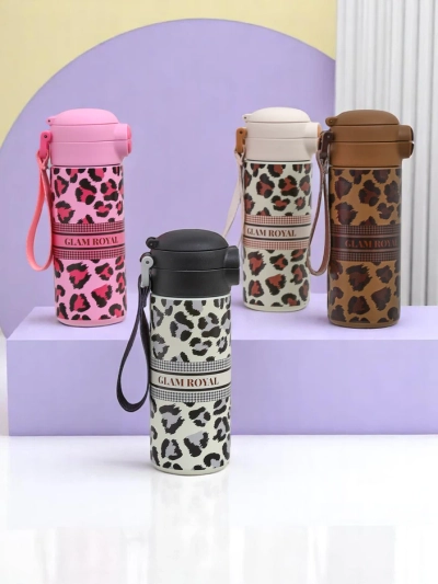 Royalfashion Tepelný hrnček s hubičkou Glam Leo