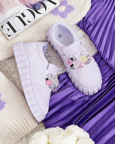 Royalfashion Športové poltopánky s farebnými kamienkami Resinello