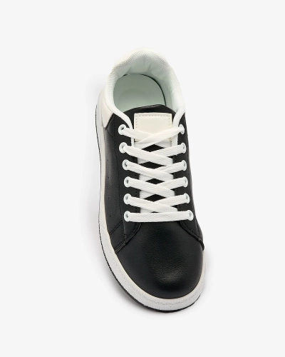 Royalfashion Čierno-biela dámska športová obuv Classic Vibes