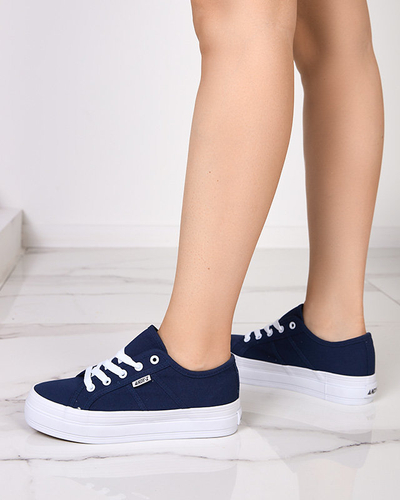 Tmavo modré dámske tenisky Colanti - Obuv