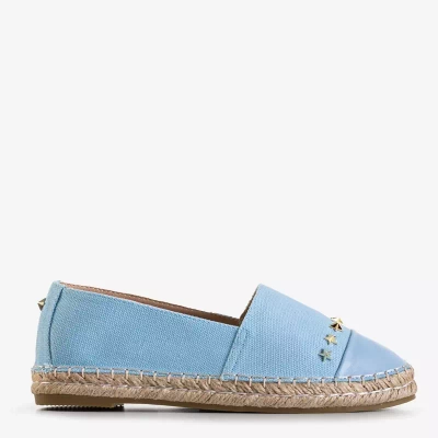 Modré dámske espadrilky s hviezdami Fraus - Obuv