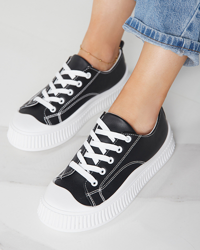 OUTLET Čierna dámska športová obuv, tenisky Kerisso - Obuv