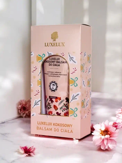 Luxelux vianočný telový balzam s kokosovou vôňou 300 ml
