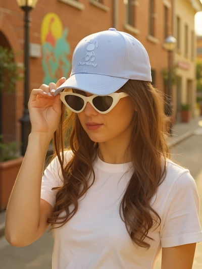Royalfashion Baseballová šiltovka s nášivkou žmurkajúceho králika