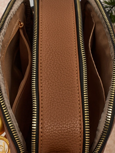 Prešita majhna ženska torbica iz eko usnja Connere