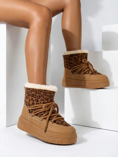 Dámske šnurovacie snehové topánky Royalfashion Moniuc