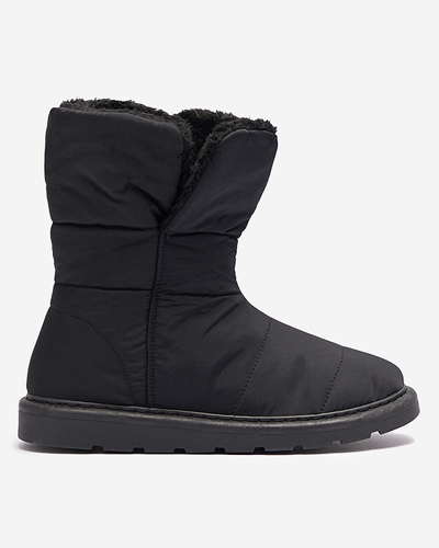 Čierne dámske čižmy a'la snow boots Kalioli- Footwear