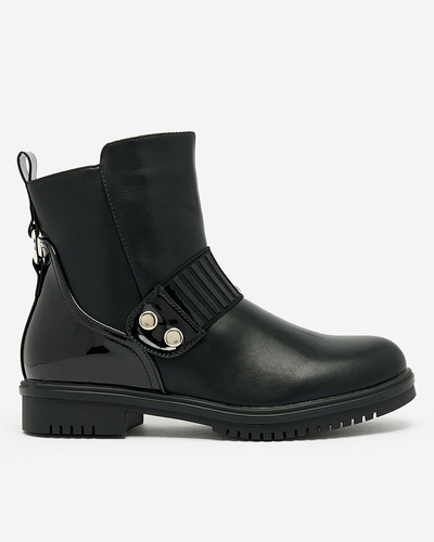 Royalfashion Black Moretix dámske čižmy