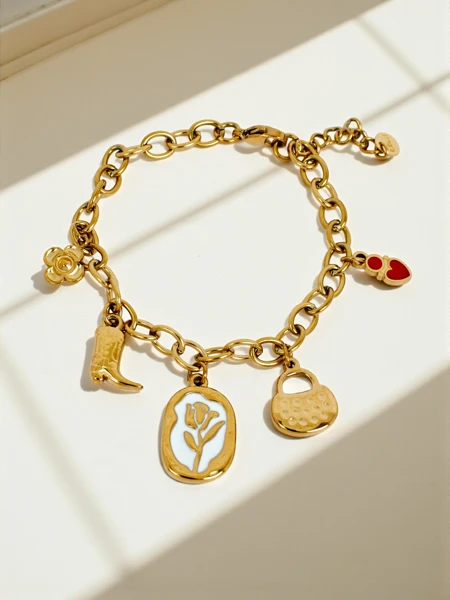 Aurelia Fiorenza Zapestnica z medaljoni