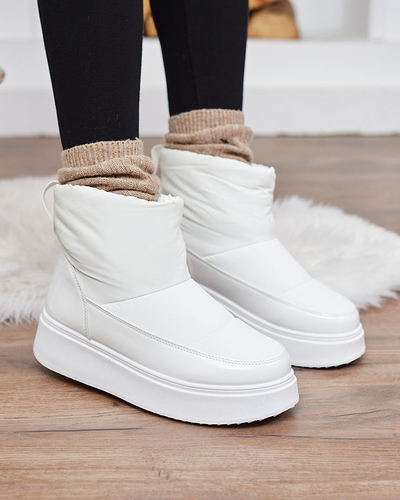 Royalfashion White Maderta dámske snehové topánky