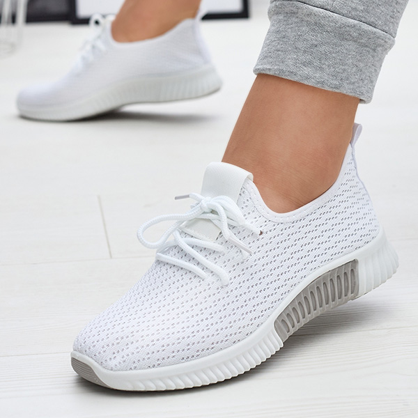 Biela dámska textilná športová obuv Vobbu- Obuv