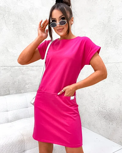 Royalfashion Dámske šaty z bavlneného materiálu