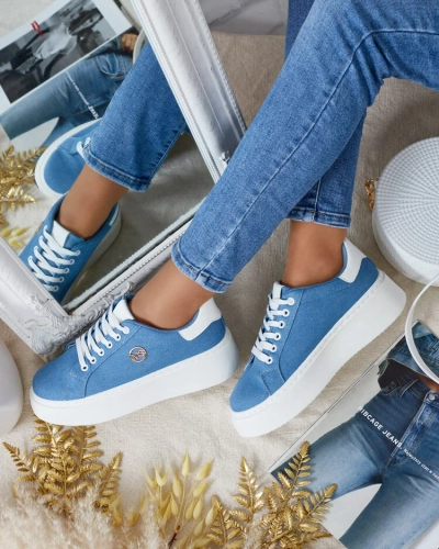 Royalfashion Dámske športové tenisky na platforme Calomie