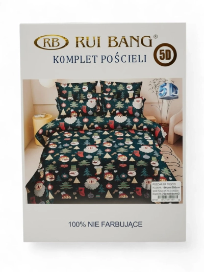 Royalfashion Božična posteljnina 160x200 komplet 3-DELNI
