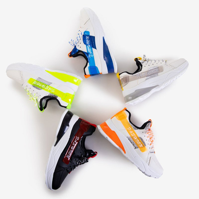 Dámske čierne športové tenisky s červenými vložkami Tadea - Obuv