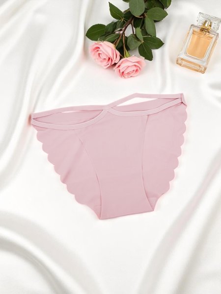 Royalfashion Dámske bikiny nohavičky s laserovým strihom a dekoratívnymi pásikmi Edge Chic