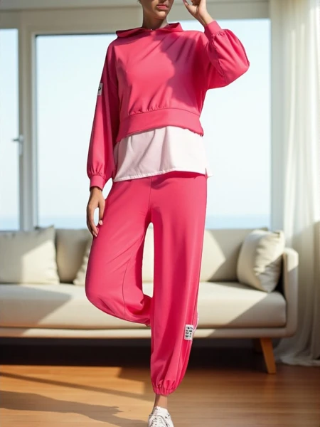 Royalfashion Dámsky bavlnený set s vložkou košele