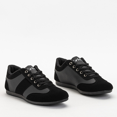 Čierne pánske športové topánky tenisky typu Trizu - Obuv