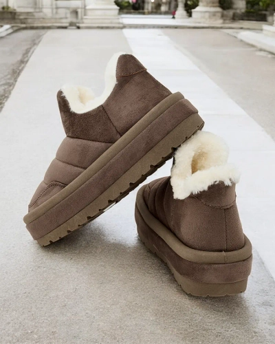 Royalfashion Dámske krátke čižmy Zoeno a'la snow boots