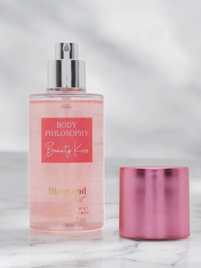 Beauty Kiss telový sprej s trblietkami 88 ml