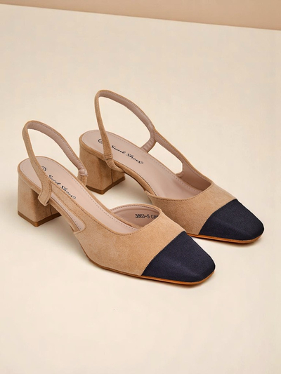 Royalfashion Ženski salonarji z nizko peto z okrasno konico Eleganzo