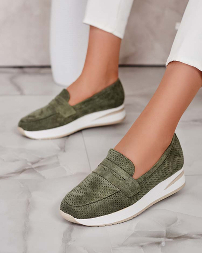 Royalfashion Dámske mokasíny na nízkom podpätku Sirn