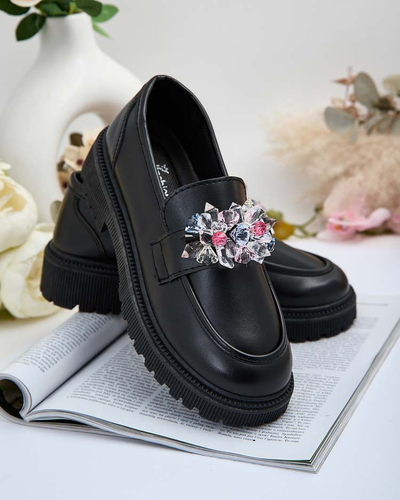 Royalfashion Dámske mokasíny s farebnými korálkami Karonia