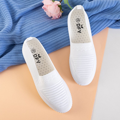 OUTLET Dámske biele tenisky Turandot - Obuv